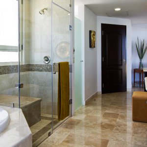 three bedroom penthouse bathroom amenities