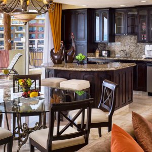 three bedroom fully kitchen and dining room