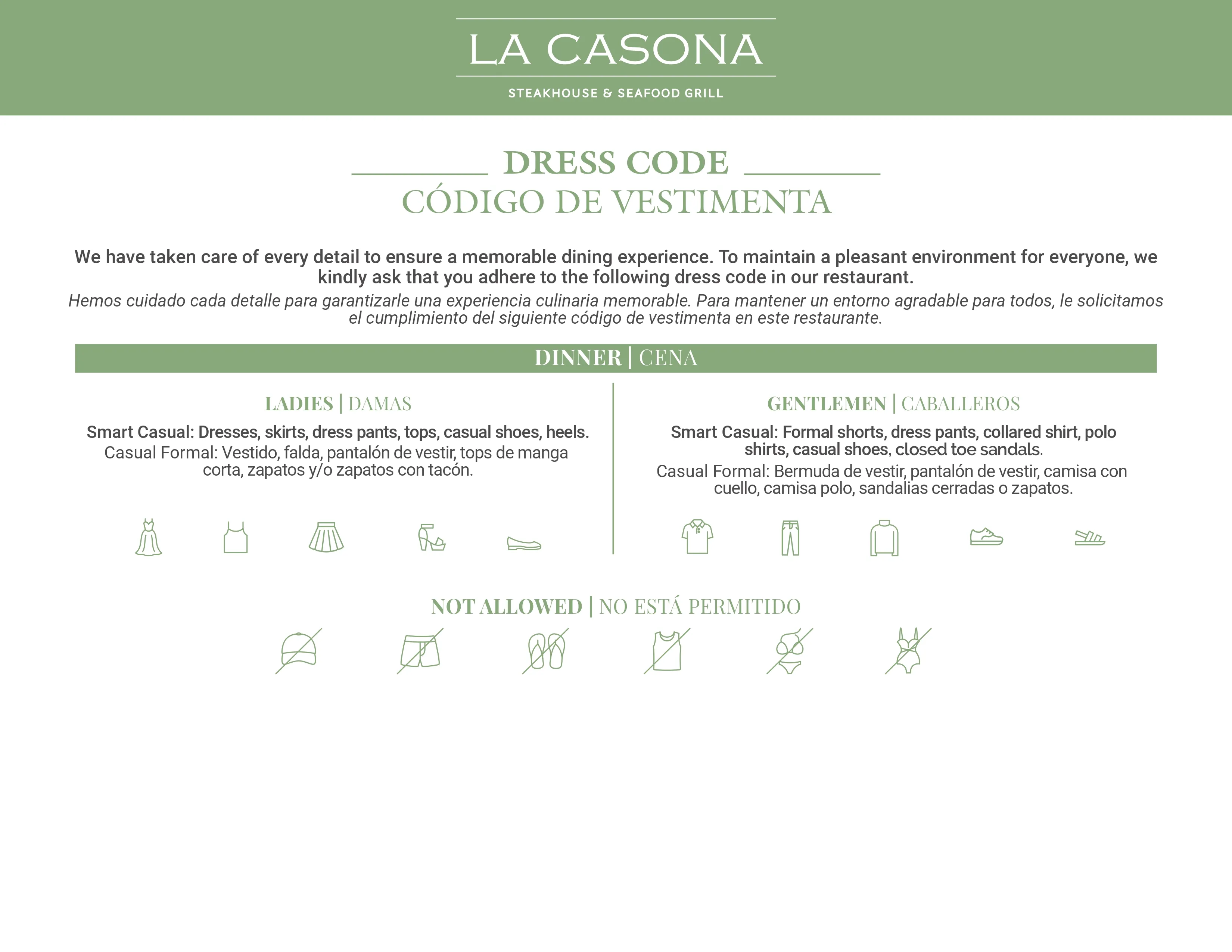 dresscode la casona