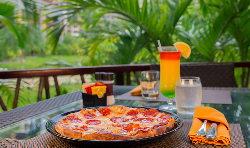 Pizza Bites Bar at Villa del Palmar Cancun