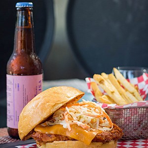 Gourmet Dining Bite Bar Hamburger at villa de Palmar Cancun