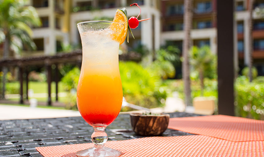 Cocktail at Zama Restaurant in Cancun