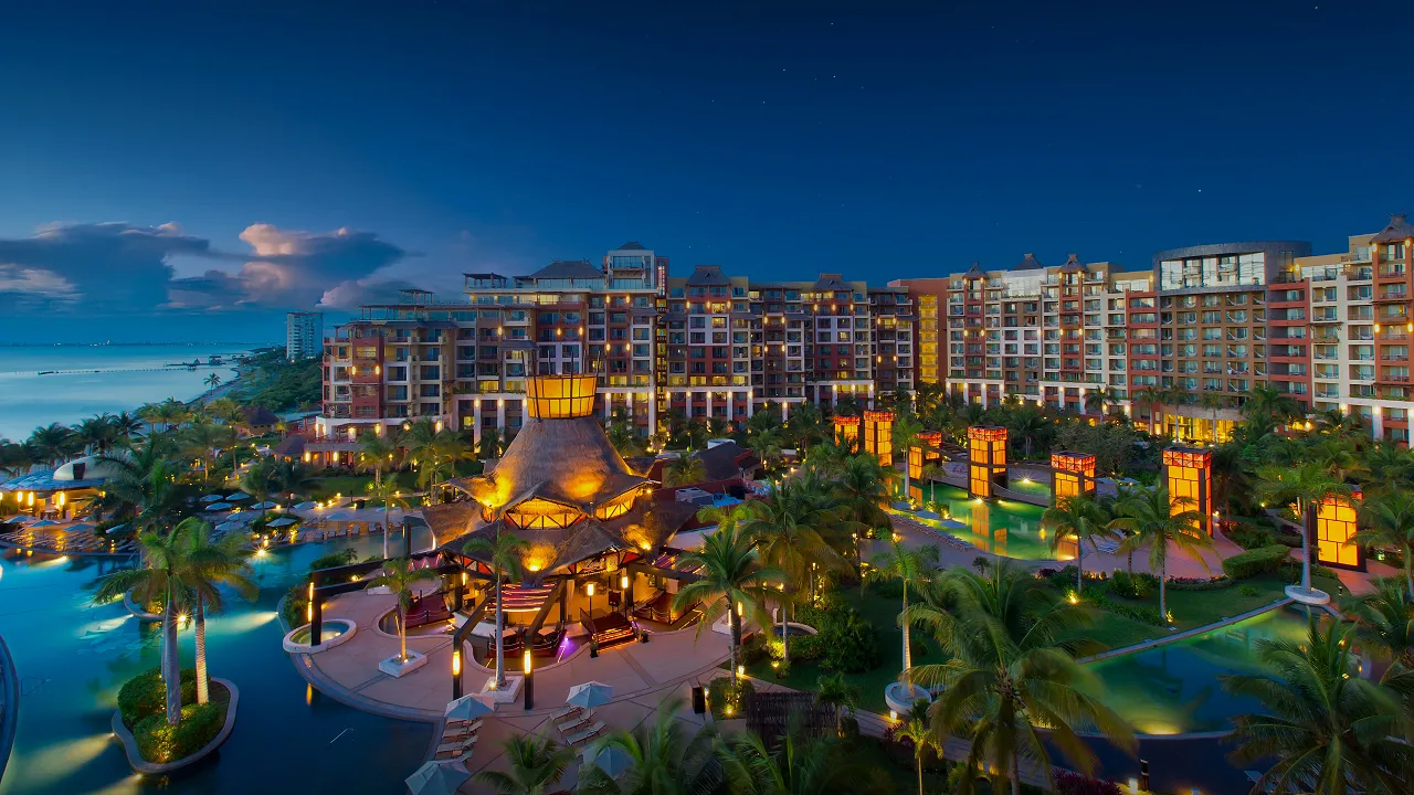 Ubicación frente al mar de Villa del Palmar Cancun