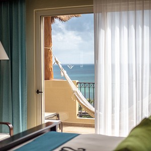 ocean front king size bed