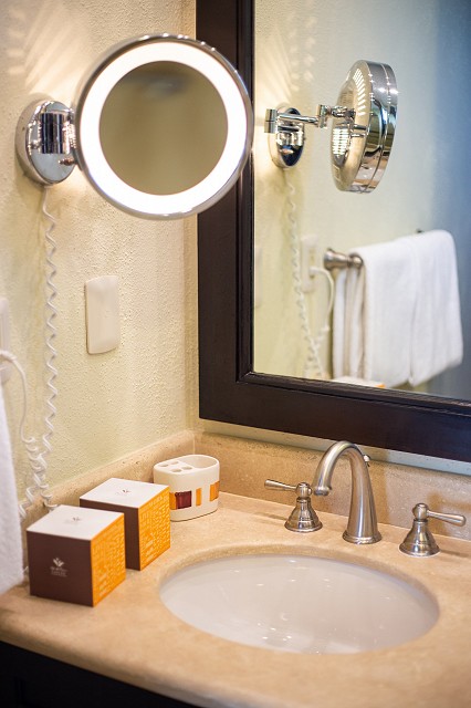 two bedroom bathroom amenities