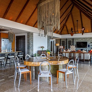 grand penthouse fully equipped kitchen and a center island