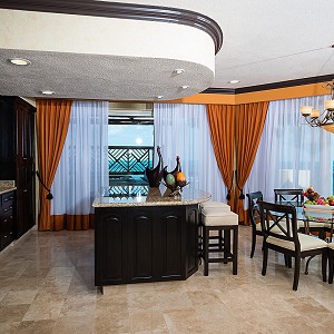 three bedroom kitchen and dining room
