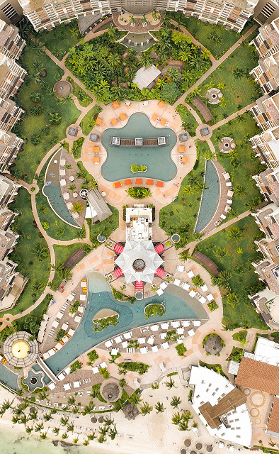 Aerial view of Villa del Palmar Cancun Resort