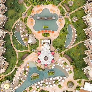 Aerial view of Villa del Palmar Cancun Resort