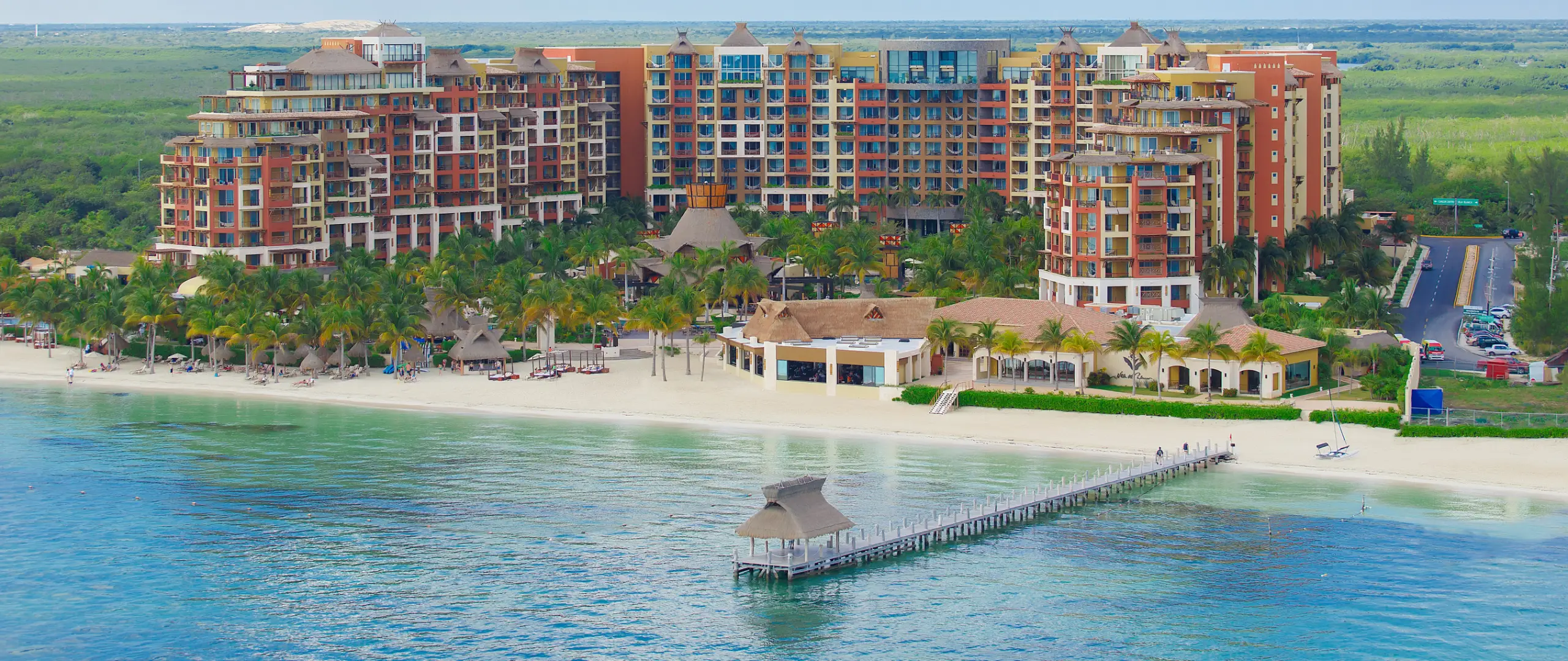 Vista aérea de Villa del Palmar Cancún